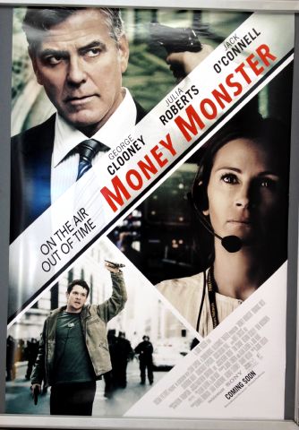 Cinema Poster: MONEY MONSTER 2016 (One Sheet) George Clooney Julia Roberts Jack O'Connell Cinema Poster: MONEY MONSTER 2016 (One Sheet) George Clooney Julia Roberts Jack O'Connell