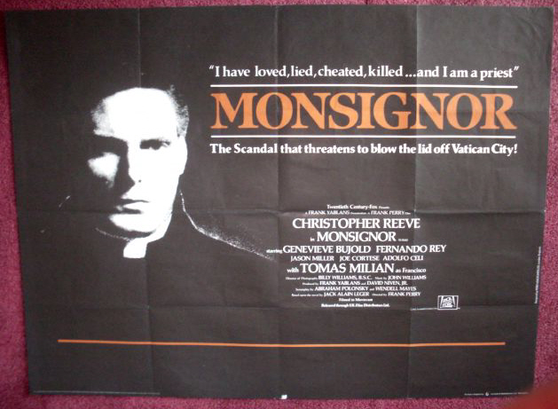 MONSIGNOR: UK Quad Film Poster MONSIGNOR: UK Quad Film Poster