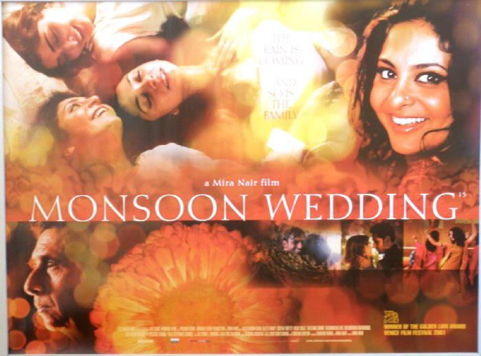 MONSOON WEDDING: Main UK Quad Film Poster
