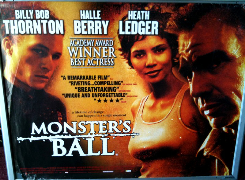 Cinema Poster: MONSTER'S BALL 2001 (Quad) Halle Berry Billy Bob Thornton Heath Ledger Cinema Poster: MONSTER'S BALL 2001 (Quad) Halle Berry Billy Bob Thornton Heath Ledger