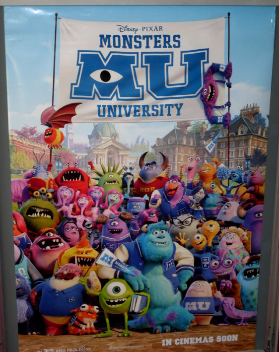 MONSTERS UNIVERSITY: 'Banner' One Sheet Film Poster