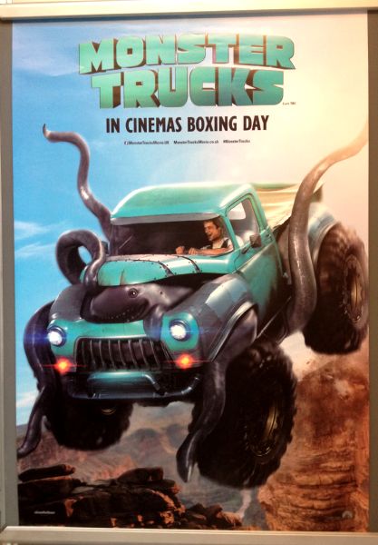 Cinema Poster: MONSTER TRUCKS 2016 (Advance One Sheet) Lucas Till Jane Levy