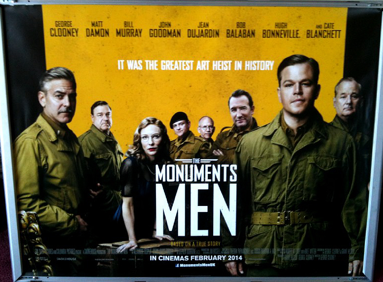 MONUMENTS MEN, THE: Advance UK Quad Film Poster MONUMENTS MEN, THE: Advance UK Quad Film Poster