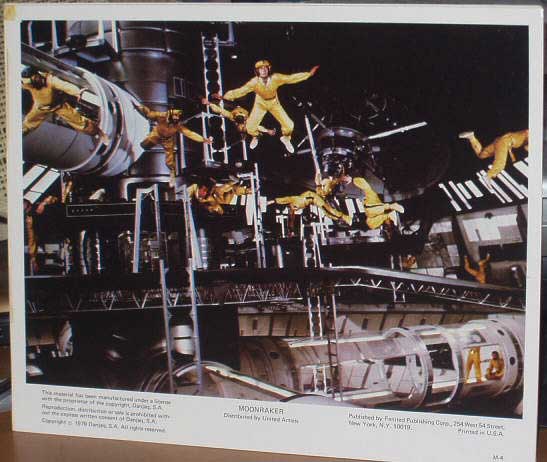 MOONRAKER: Lobby Card M-4 (Floating Henchmen)