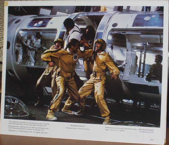 MOONRAKER: Lobby Card M-5 (Bond Hits Henchman)