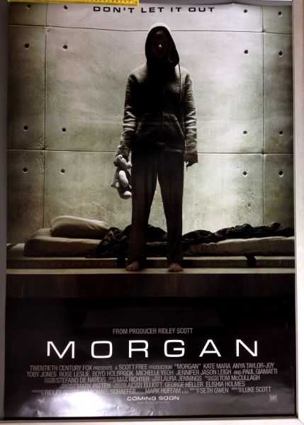 Cinema Poster: MORGAN 2016 (One Sheet) Kate Mara Anya Taylor-Joy Rose Leslie 