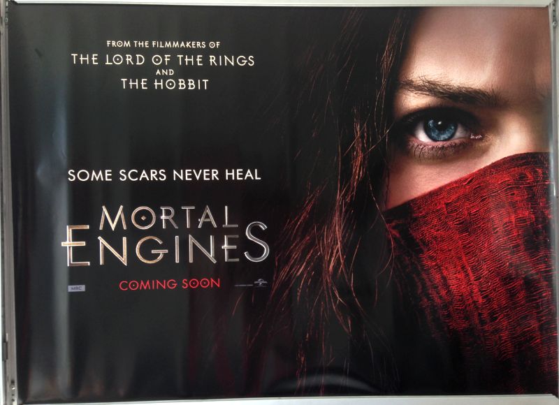 Cinema Poster: MORTAL ENGINES 2018 (Face Quad) Hera Hilmar Robert Sheehan Cinema Poster: MORTAL ENGINES 2018 (Face Quad) Hera Hilmar Robert Sheehan