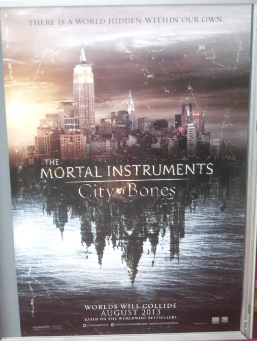 MORTAL INSTRUMENTS CITY OF BONES: Advance One Sheet Film Poster MORTAL INSTRUMENTS CITY OF BONES: Advance One Sheet Film Poster