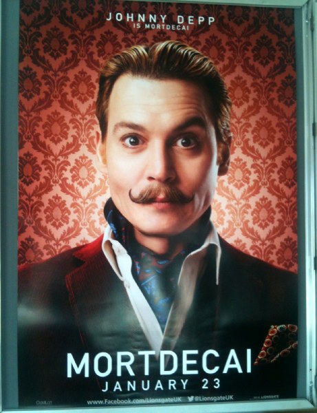 Cinema Poster: MORTDECAI 2015 (Johnny Depp Advance One Sheet) Gwyneth Paltrow