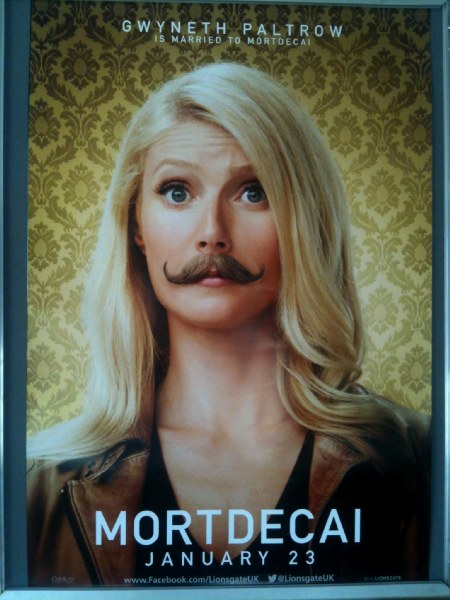 Cinema Poster: MORTDECAI 2015 (Gwyneth Paltrow Advance One Sheet) Johnny Depp