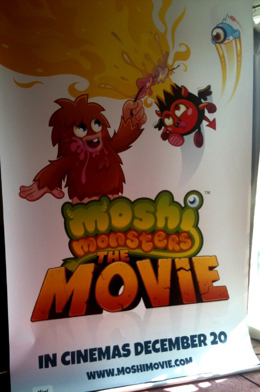 MOSHI MONSTERS THE MOVIE: Furi & Diavlo Cinema Banner MOSHI MONSTERS THE MOVIE: Furi & Diavlo Cinema Banner