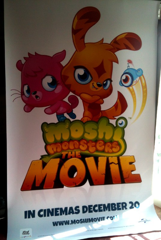 MOSHI MONSTERS THE MOVIE: Poppet & Katsuma Cinema Banner MOSHI MONSTERS THE MOVIE: Poppet & Katsuma Cinema Banner