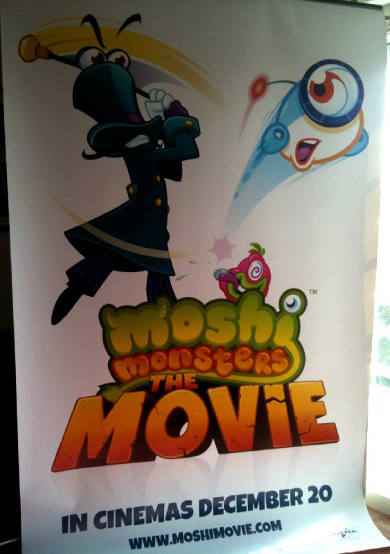 MOSHI MONSTERS THE MOVIE: Dr Strangeglove & Fishlips Cinema Banner MOSHI MONSTERS THE MOVIE: Dr Strangeglove & Fishlips Cinema Banner