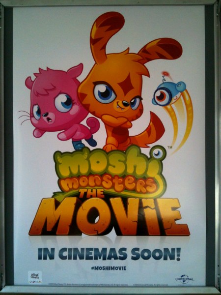 Cinema Poster: MOSHI MONSTERS THE MOVIE 2013 (Poppet & Katsuma One Sheet)