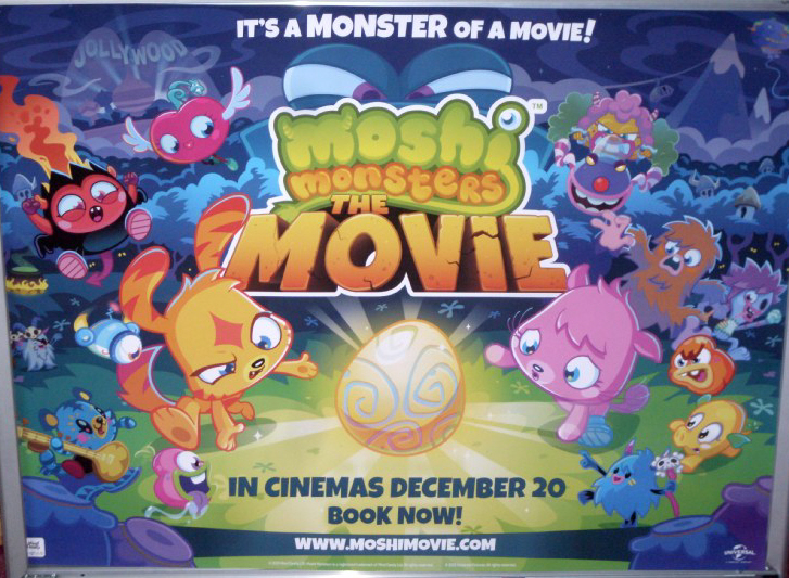 MOSHI MONSTERS THE MOVIE: Main Quad Film Poster
