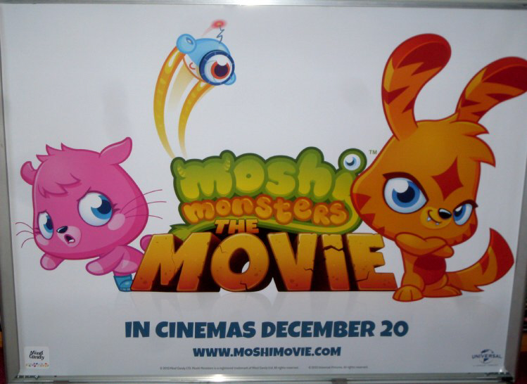 MOSHI MONSTERS THE MOVIE: Poppet & Katsuma Quad Film Poster