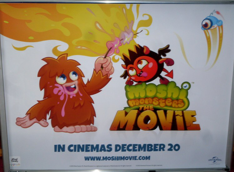 MOSHI MONSTERS THE MOVIE: Furi & Diavlo Quad Film Poster