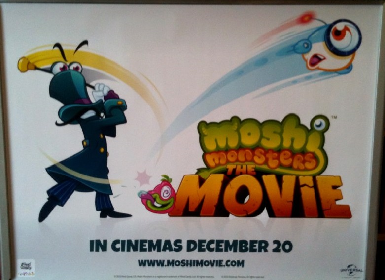 MOSHI MONSTERS THE MOVIE: Dr Strangeglove & Fishlips Quad Film Poster MOSHI MONSTERS THE MOVIE: Dr Strangeglove & Fishlips Quad Film Poster