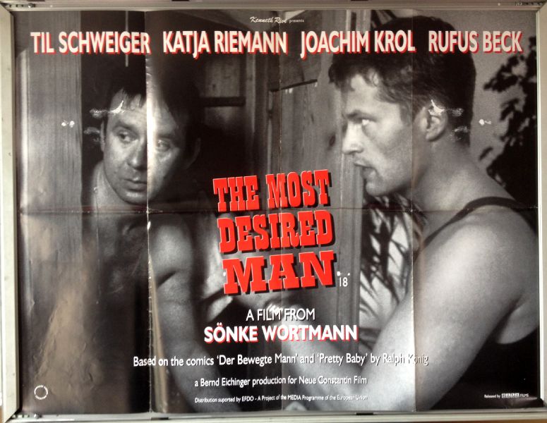 Cinema Poster: MOST DESIRED MAN, THE 1996 (Quad) Til Schweiger Cinema Poster: MOST DESIRED MAN, THE 1996 (Quad) Til Schweiger