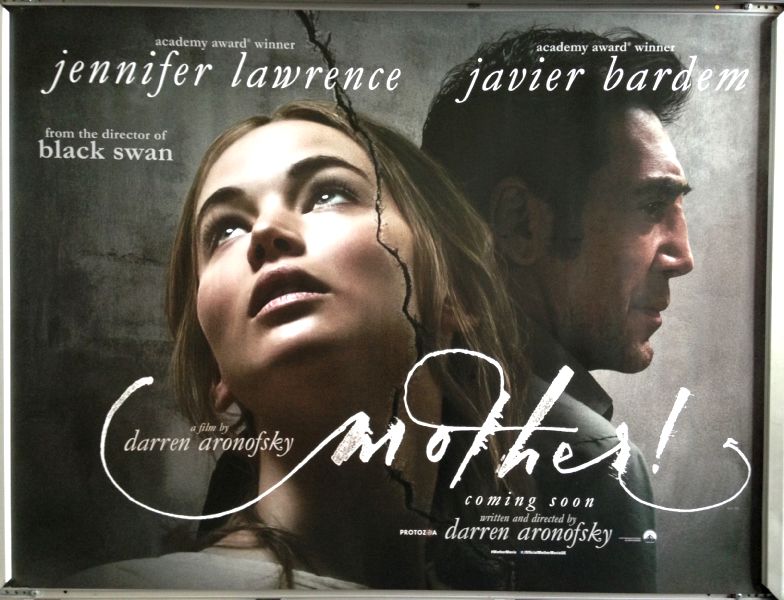 Cinema Poster: MOTHER! 2017 (Quad) Jennifer Lawrence Javier Bardem Ed Harris Cinema Poster: MOTHER! 2017 (Quad) Jennifer Lawrence Javier Bardem Ed Harris