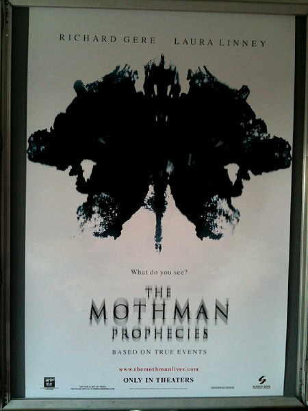MOTHMAN PROPHECIES, THE: Advance One Sheet Film Poster MOTHMAN PROPHECIES, THE: Advance One Sheet Film Poster