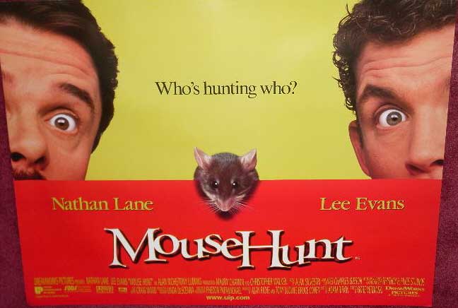 MOUSE HUNT: Main UK Quad Film Poster