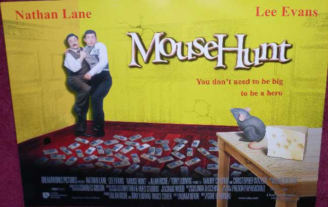 MOUSE HUNT: 'Traps' UK Quad Film Poster MOUSE HUNT: 'Traps' UK Quad Film Poster