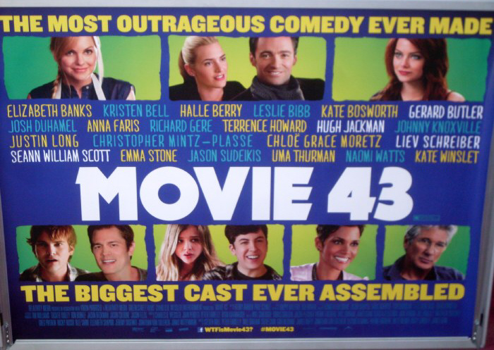 MOVIE 43: UK Quad Film Poster