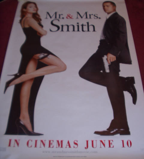 MR. AND MRS. SMITH: Bus Shelter/Adshell Film Poster
