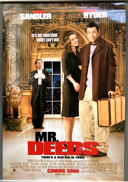 Cinema Poster: MR DEEDS 2002 (One Sheet) Adam Sandler Winona Ryder