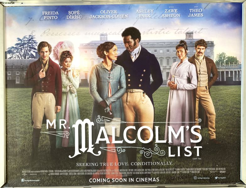 Cinema Poster: MR MALCOLM'S LIST 2023 (Quad) Freida Pinto Sope Dirisu Oliver Jackson-Cohen Cinema Poster: MR MALCOLM'S LIST 2023 (Quad) Freida Pinto Sope Dirisu Oliver Jackson-Cohen