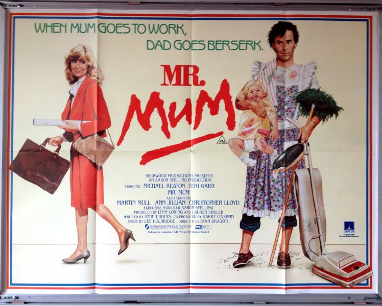 Cinema Poster: MR MUM AKA Mr Mom 1983 (Quad) Michael Keaton Teri Garr Cinema Poster: MR MUM AKA Mr Mom 1983 (Quad) Michael Keaton Teri Garr