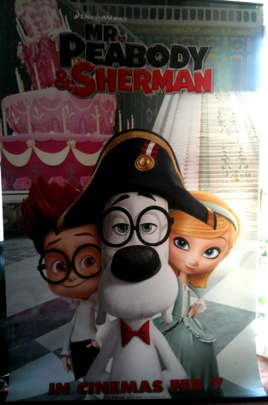 MR PEABODY AND SHERMAN: 'Napoleon' Cinema Banner