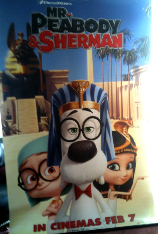 MR PEABODY AND SHERMAN: 'Egyptian' Cinema Banner MR PEABODY AND SHERMAN: 'Egyptian' Cinema Banner