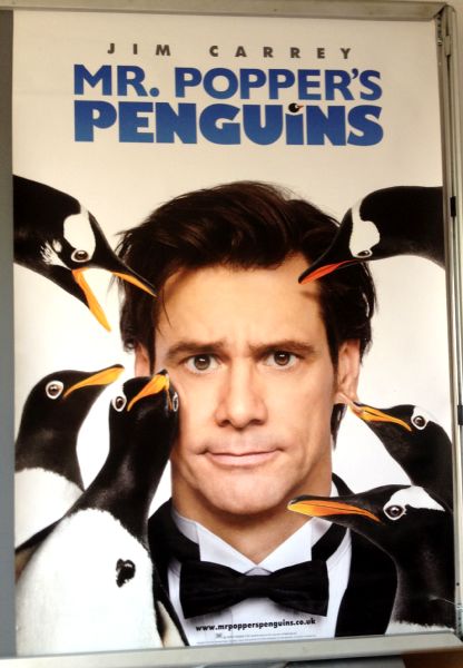 Cinema Poster: MR POPPER'S PENGUINS 2011 (Advance One Sheet) Jim Carrey Angela Lansbury Cinema Poster: MR POPPER'S PENGUINS 2011 (Advance One Sheet) Jim Carrey Angela Lansbury
