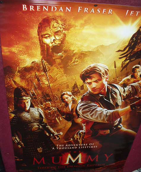 MUMMY TOMB OF THE DRAGON EMPEROR: Cinema Banner MUMMY TOMB OF THE DRAGON EMPEROR: Cinema Banner