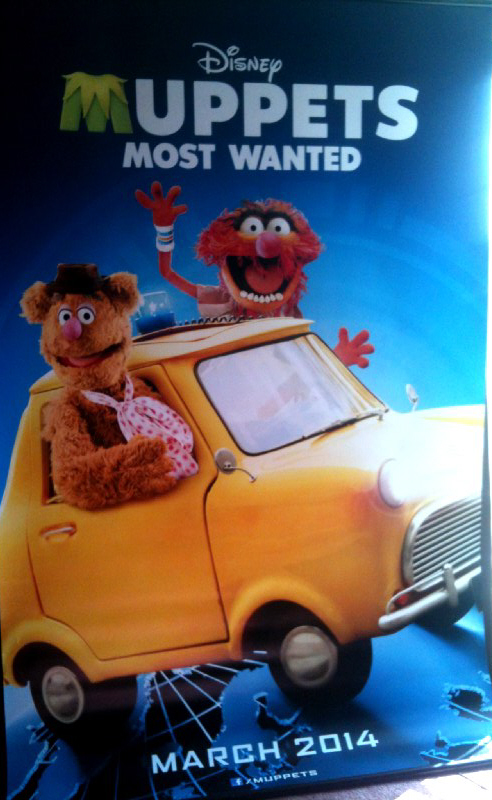 MUPPETS MOST WANTED: Fozzie & Animal Cinema Banner