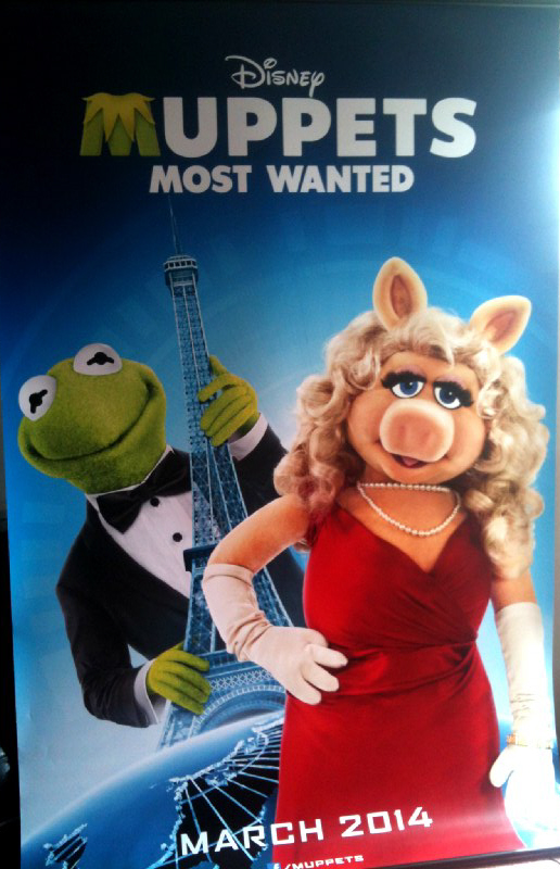 MUPPETS MOST WANTED: Kermit & Miss Piggy Cinema Banner