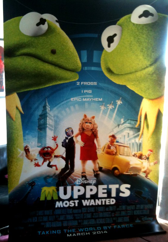 MUPPETS MOST WANTED: Main Design Cinema Banner MUPPETS MOST WANTED: Main Design Cinema Banner