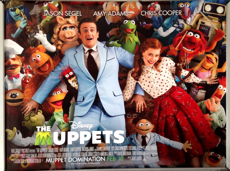Cinema Poster: MUPPETS, THE 2012 (Main Quad) Amy Adams Jason Segel 