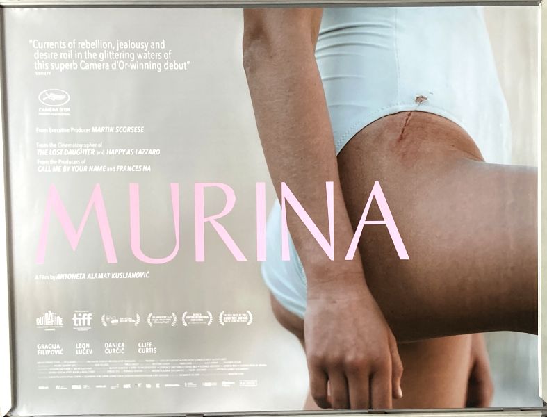 Cinema Poster: MURINA 2022 (Quad) Gracija Filipovi Danica Curcic Leon Lucev Cliff Curtis