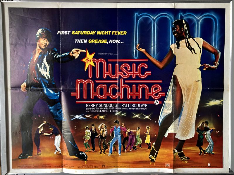 Cinema Poster: MUSIC MACHINE, THE 1979 (Quad) Gerry Sundquist Clarke Peters Patti Boulaye Cinema Poster: MUSIC MACHINE, THE 1979 (Quad) Gerry Sundquist Clarke Peters Patti Boulaye