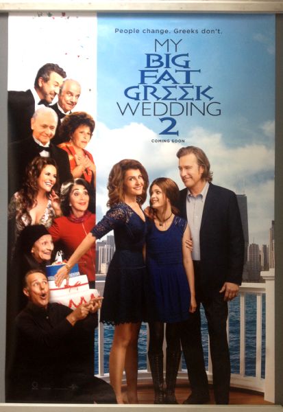 Cinema Poster: MY BIG FAT GREEK WEDDING 2 2016 (One Sheet) Nia Vardalos Cinema Poster: MY BIG FAT GREEK WEDDING 2 2016 (One Sheet) Nia Vardalos