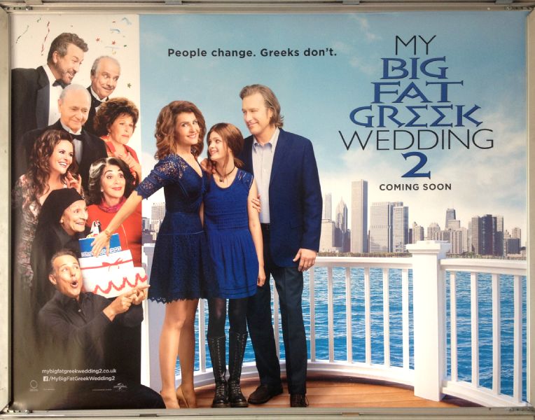 Cinema Poster: MY BIG FAT GREEK WEDDING 2 2016 (Quad) Nia Vardalos Cinema Poster: MY BIG FAT GREEK WEDDING 2 2016 (Quad) Nia Vardalos
