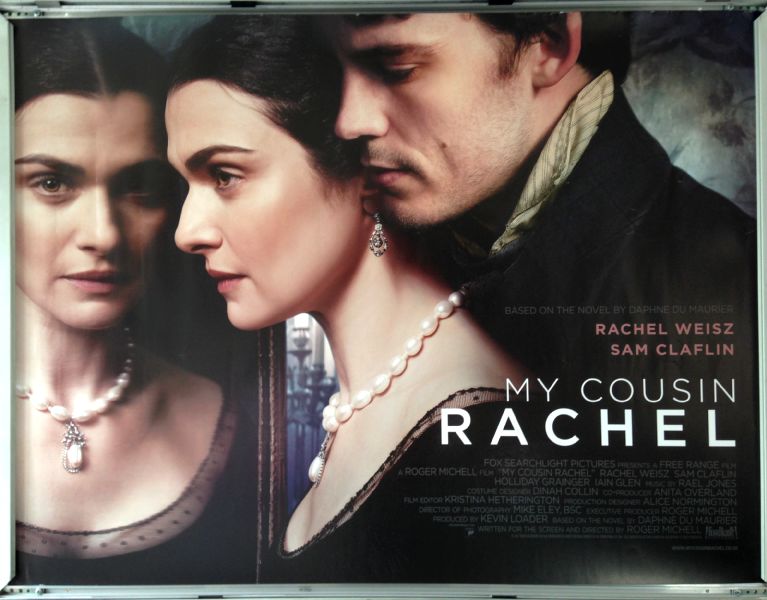 Cinema Poster: MY COUSIN RACHEL 2017 (Mirror Quad) Rachel Weisz Sam Claflin