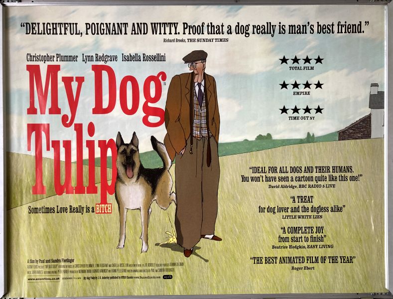 Cinema Poster: MY DOG TULIP 2009 (Quad) Christopher Plummer Lynn Redgrave Cinema Poster: MY DOG TULIP 2009 (Quad) Christopher Plummer Lynn Redgrave