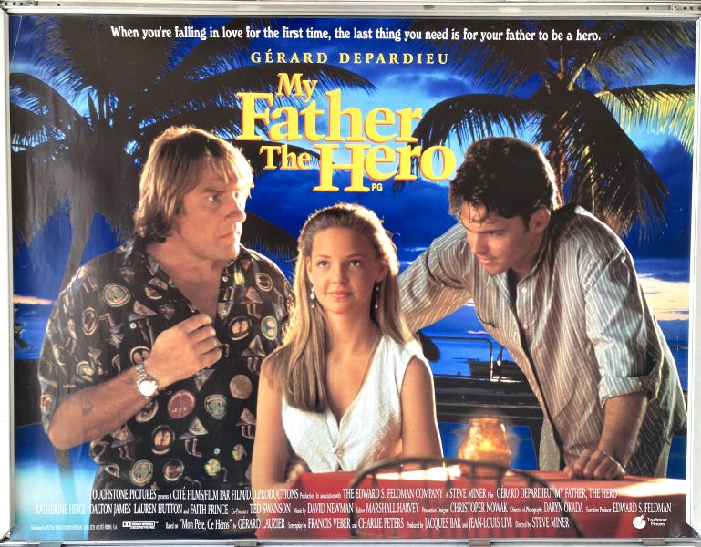 Cinema Poster: MY FATHER THE HERO 1994 (Quad) Grard Depardieu Katherine Heigl