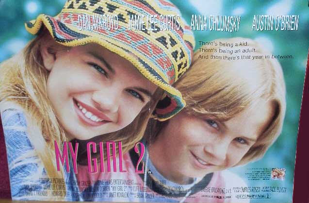 MY GIRL 2: UK Quad Film Poster MY GIRL 2: UK Quad Film Poster