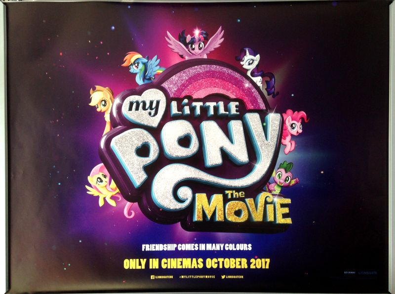 Cinema Poster: MY LITTLE PONY 2017 (Advance Quad) Emily Blunt Liev Schreiber 
