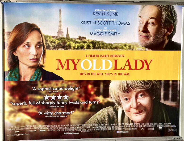 Cinema Poster: MY OLD LADY 2014 (Quad) Kevin Kline Maggie Smiith